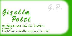 gizella poltl business card